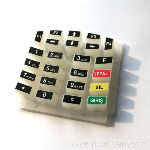 OEM Membrane Silicone Rubber Push Button Keypad